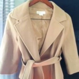 Michael Kors Short Sleeve Wool Coat (M)